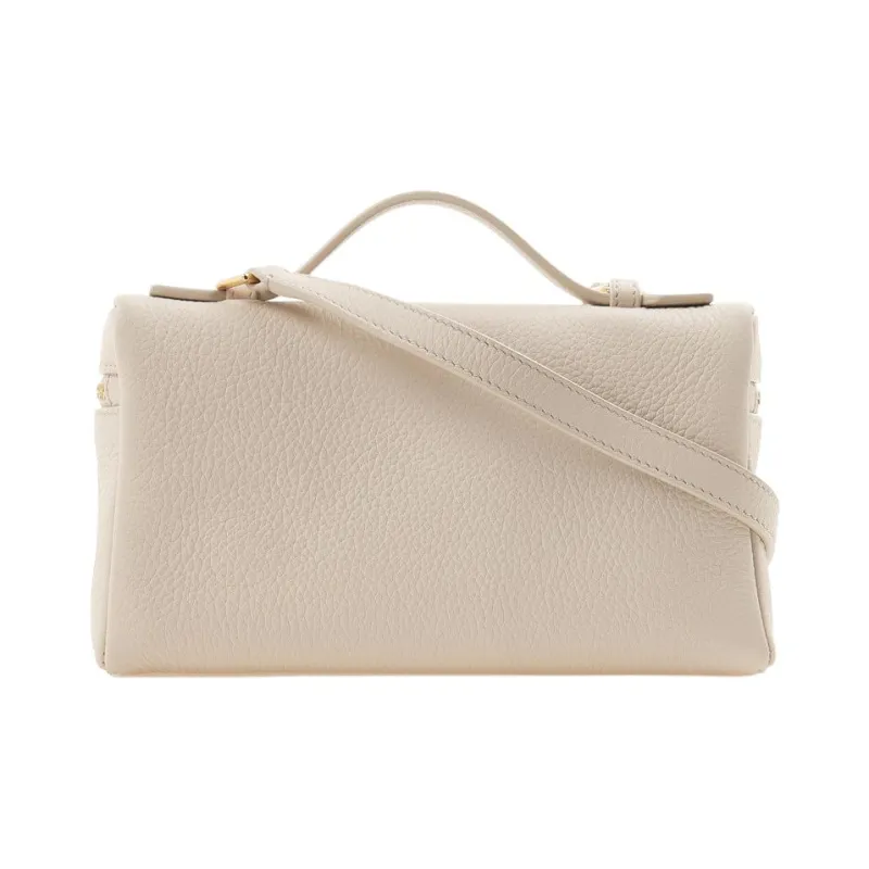 Loro Piana ExtraPocket Cow Leather Makeup Bag, Shoulder Bag, Crossbody Bag, Handbag Women's Light Travertine-2