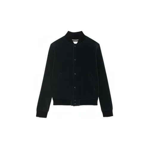 SAINT LAURENT Jackets Men Dark Forest Green