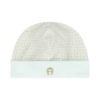 Aigner Kids Monogram pattern Baby Hat