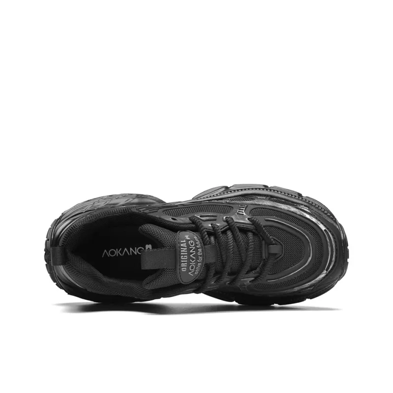 AOKANG Fashion Classics Series Cushioning Height Increasing Low Top Chunky Sneakers Men's-4