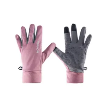 Columbia Polyester Elastane Gloves Women's Pink