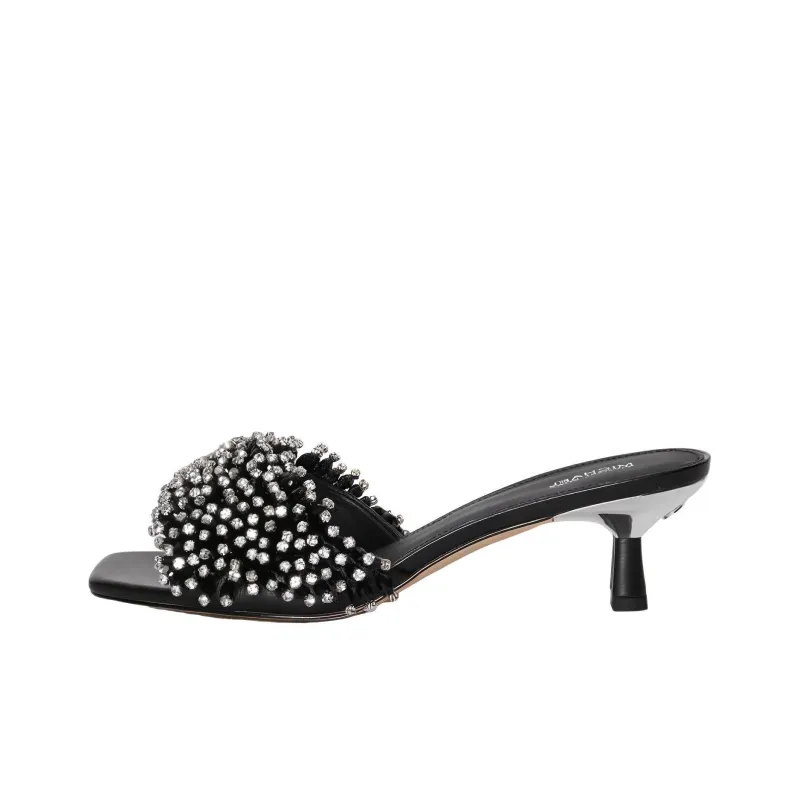 Michael Michael Kors Amal Crystal-embellished Leather Sandals-0