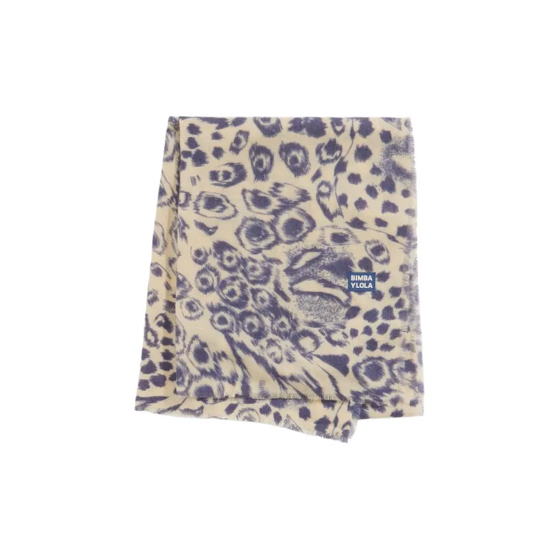 Bimba Y Lola Leomix Logo patch Scarf-0