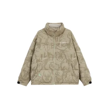 JACK JONES· x NBA Down Jacket Coat Men's Khaki
