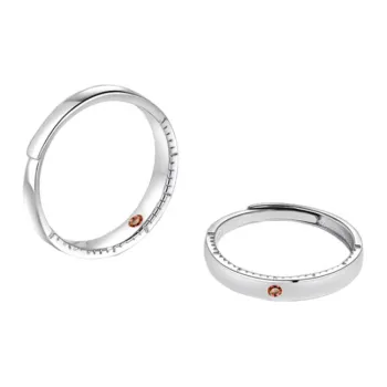 KLFOOK S925 Silver Rings Unisex
