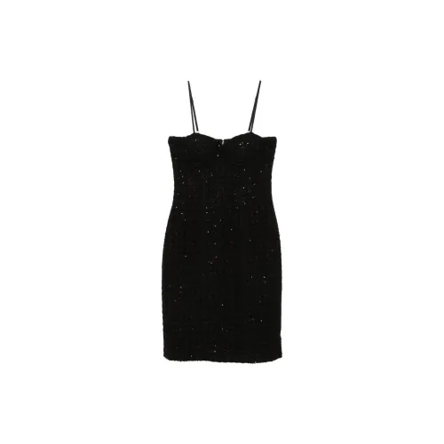 Rotate Sequin-Embellished Spaghetti Strap Mini Dress