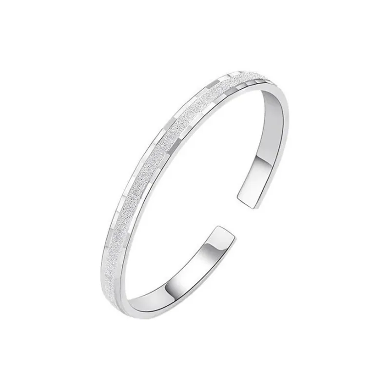 JESCAKOO S925 Silver Wristbands Women's-0
