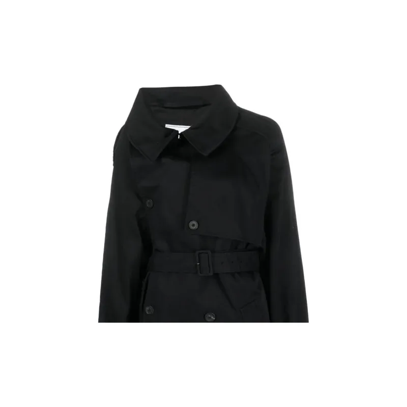 Balenciaga SS23 Trench Coat Slim Fit Women's Black-4