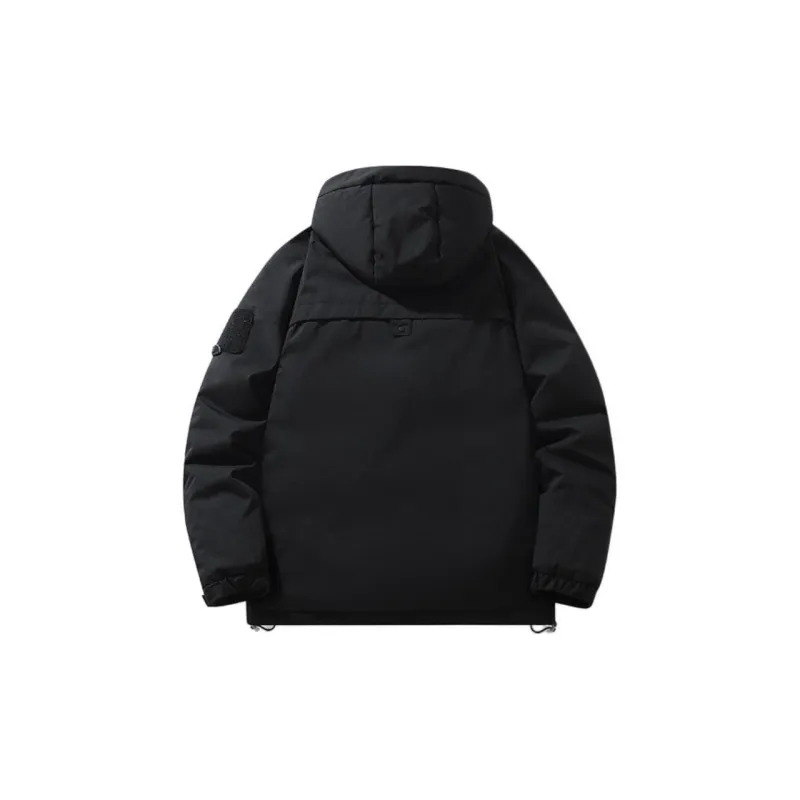 KRISTALIA Puffer Jacket Unisex Black-1