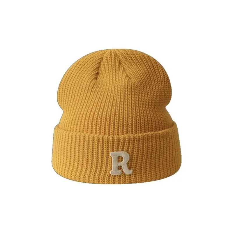 DZP Fleece Thread Beanies Unisex Black Beige Coffee Blue-5