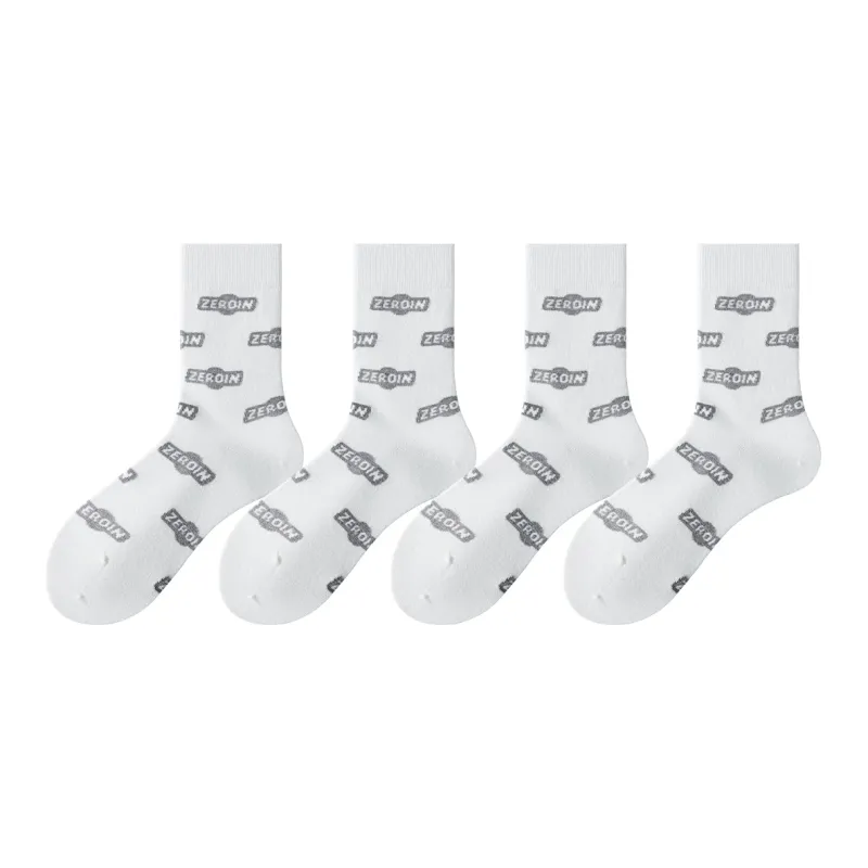 ZEROIN Mid Calf Socks Unisex 4 Pack-0
