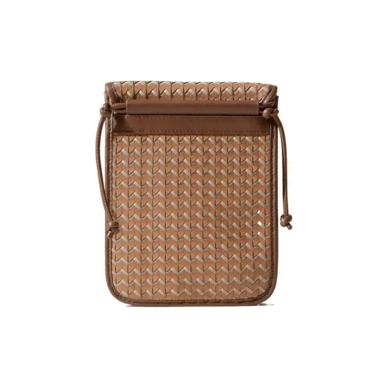 Hereu Lambskin Shoulder Bag, Crossbody Bag Women's Clay & Taupe-1