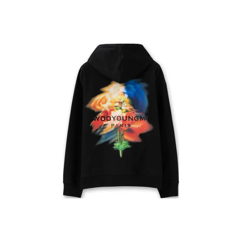 WOOYOUNGMI Swaying Flower-print Hoodie-1