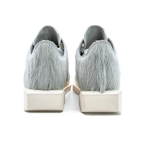 ANCIENT FOSSIL Low-Top Skateboard Shoes Unisex Gray-2