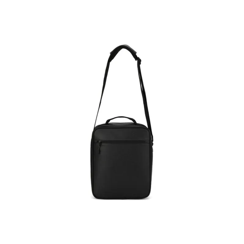 LiNing Fabric Crossbody One Shoulder Handbag Unisex Black-4