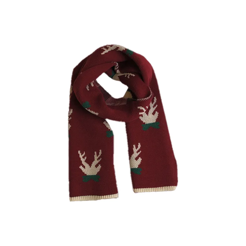 Bejirog Polyester Knit Scarves Unisex-1