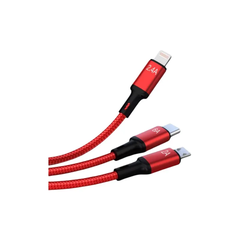 Pinsheng LH AP02 1200 All in One Stable Fast Charging Nylon Woven Cables-2