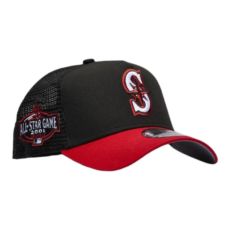 New Era Knitted Cotton Baseball Caps Men's Black-2