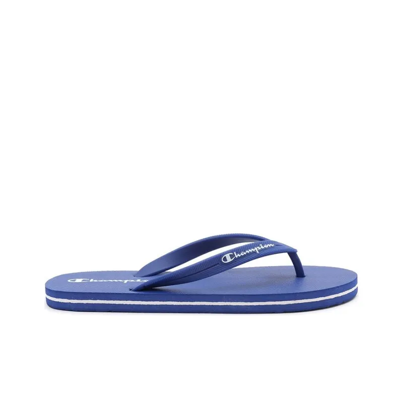 Champion Rubber Sole Abrasion-Resistant Flip Flops Unisex Blue-1