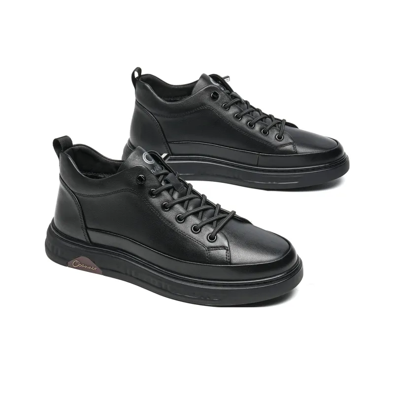 C°BANNER Low Top Skateboard Shoes Men's Black Plus Size-2