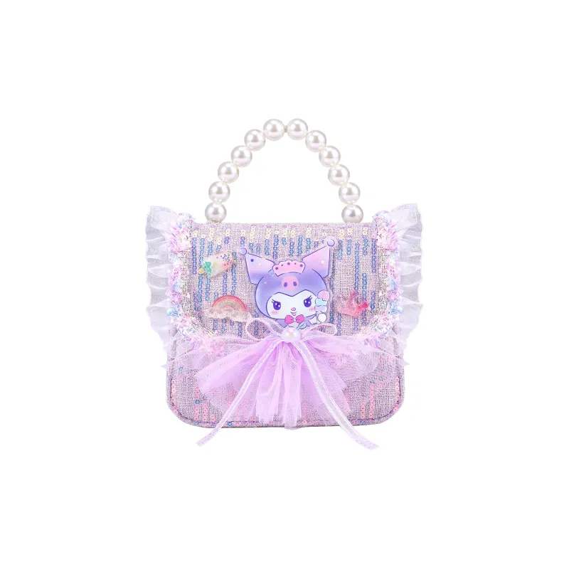 Hello Kitty Sanrio Series Synthetic Leather Handbag Shoulder Bag Crossbody Bag Kids' Gradient-0