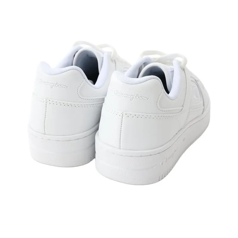 Champion Foul Play Element Low Top Skateboard Shoes Men's White-5