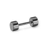 Black Large Size 999 Silver Dumbbell Single Piece-2049.eBF