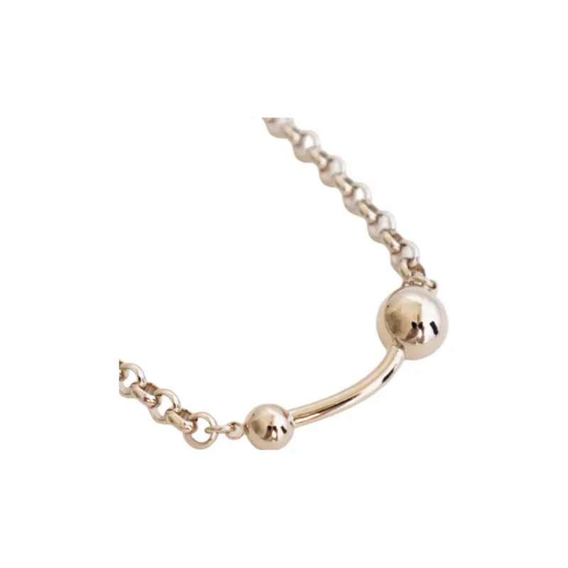 JUSTINE CLENQUET 24K Pale Gold Coated Brass Necklaces Women's Gold-2