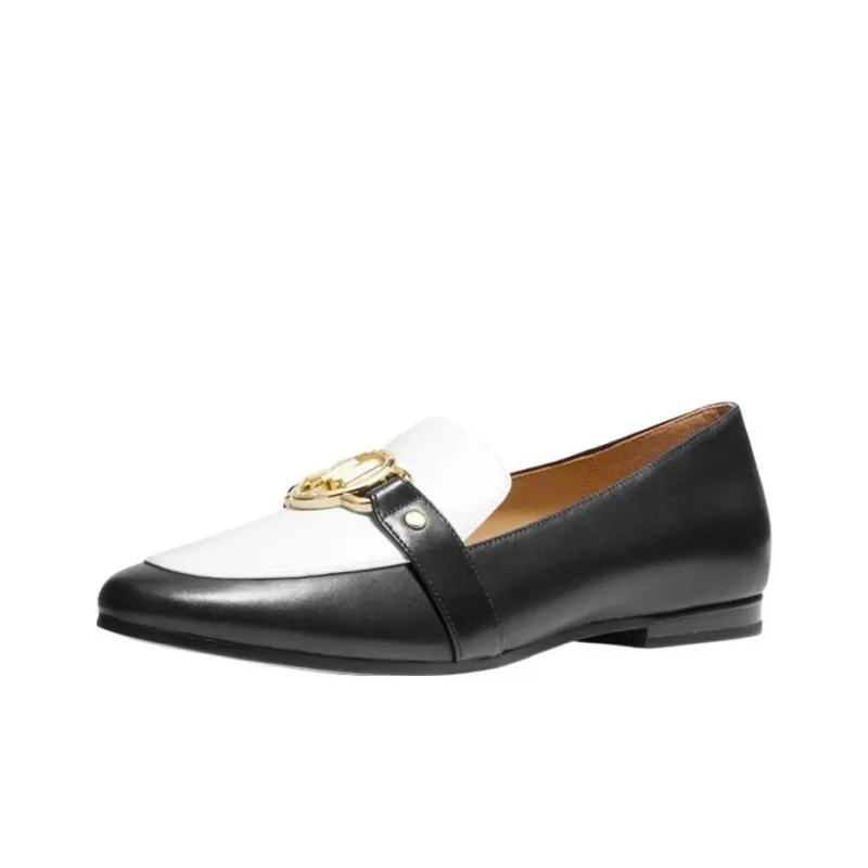 MICHAEL KORS KORS Rory Loafers Women's White Black-3