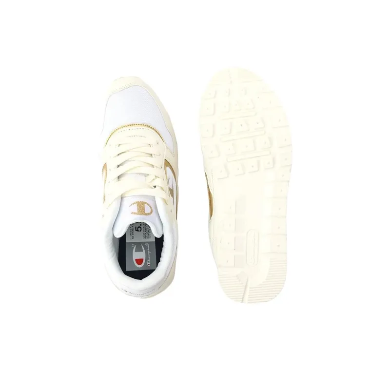 Champion Anti-Slip Wear-Resistant Low-Top Casual Running Shoes Women's Ecru Gold-5