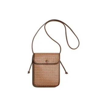 Hereu Lambskin Shoulder Bag, Crossbody Bag Women's Clay & Taupe