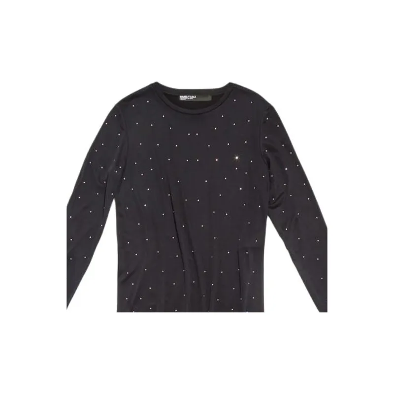Bimba Y Lola Glitter Embellished Long sleeve Dress-1