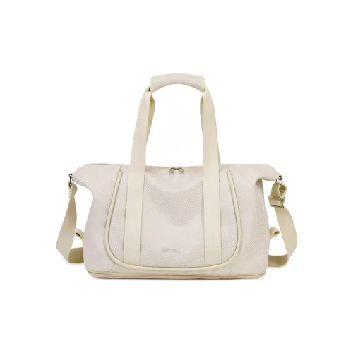 ZUOFEIFAN Fabric Travel Bag Regular Women's Beige