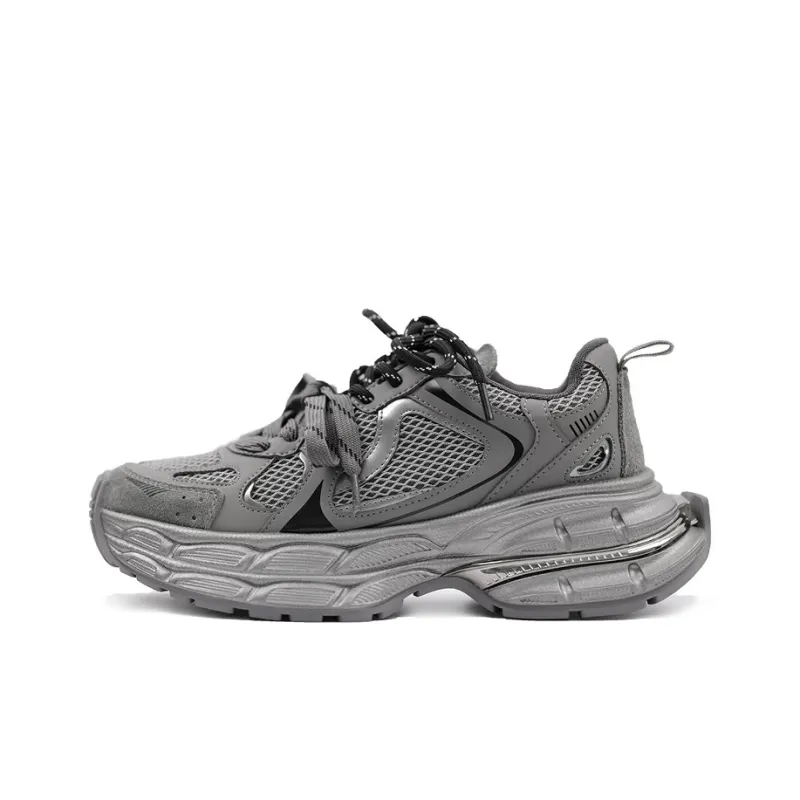 ABCYLM Cushioning Slip Resistant Coverage Low Top Chunky Sneakers Women's-5