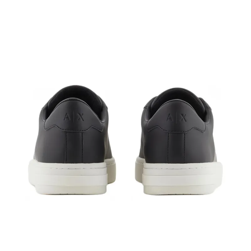 ARMANI EXCHANGEAE Low Top Skateboard Shoes Men's Black-4