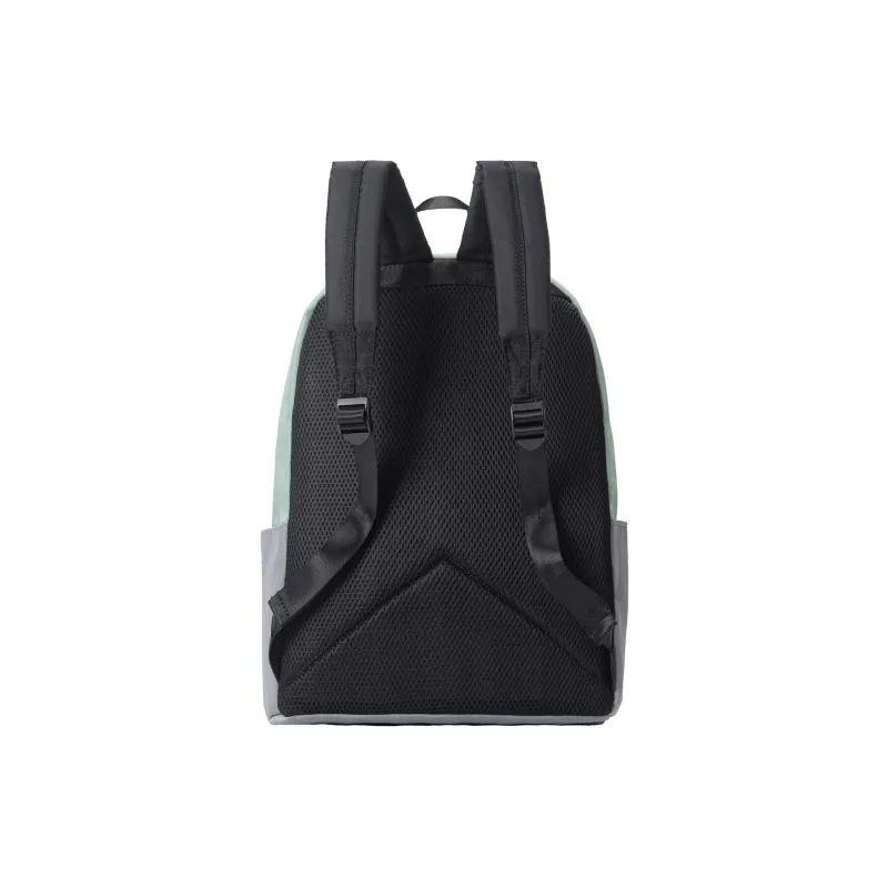 TURN UP Polyester Backpack Regular Unisex Green Gray-3