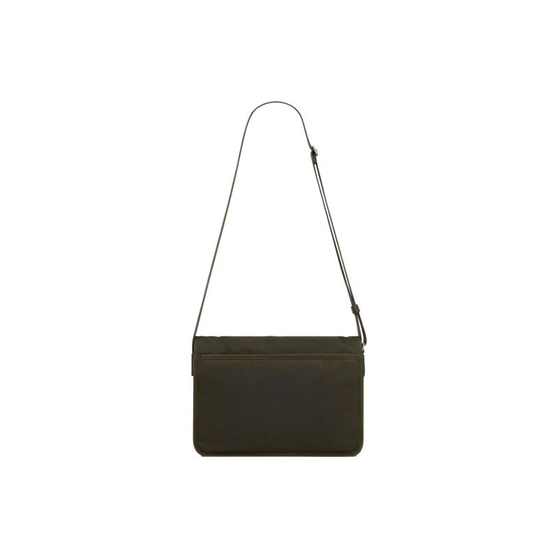 SAINT LAURENT Niki Cotton Shoulder Bag Crossbody Bag Men's Dark Khaki-3