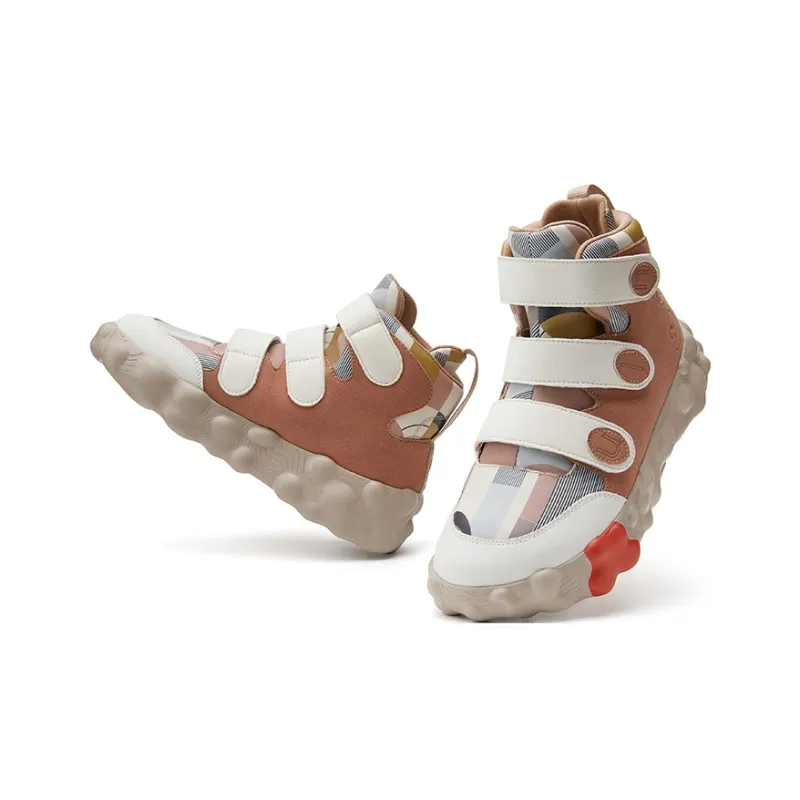 U.IN Figuras 5 Series High Top Casual Shoes Unisex-4