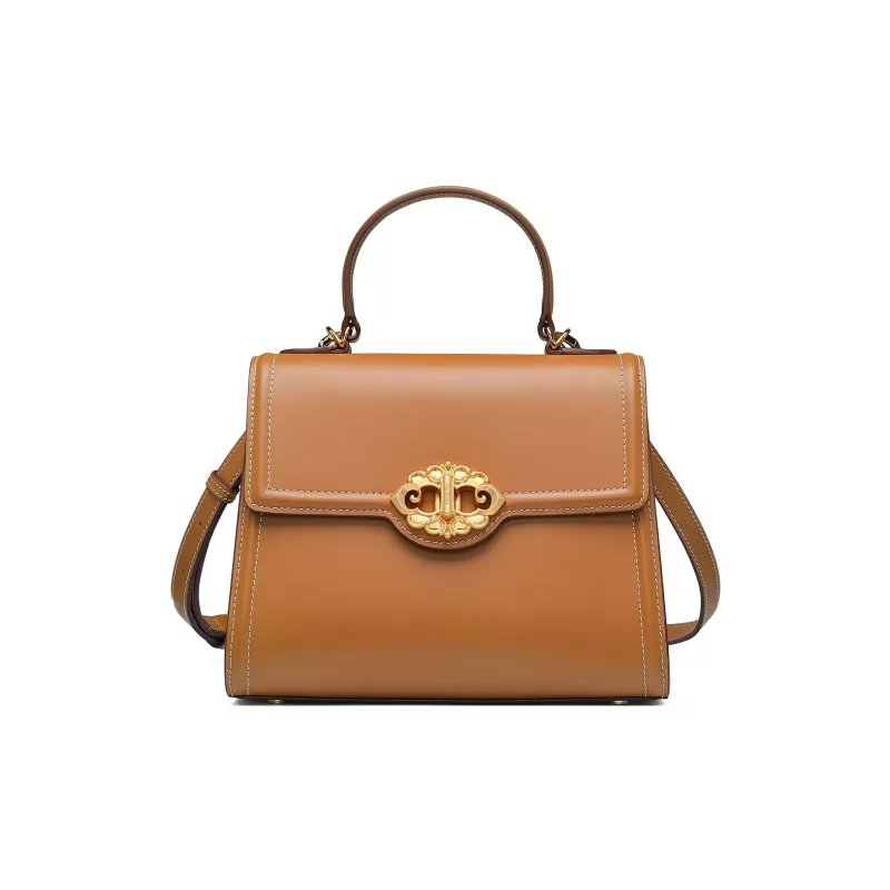 PIERRE CARDIN Cow Leather Crossbody Handbags Regular Women's Green/Brown-0