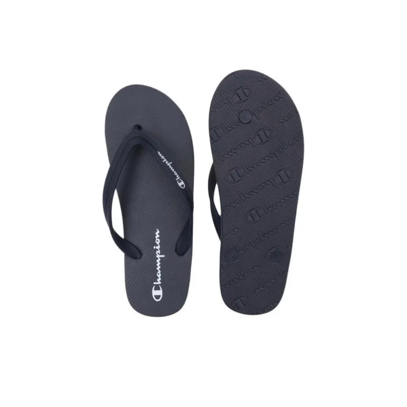 Champion Rubber Sole Abrasion-Resistant Flip Flops Men's Black-5