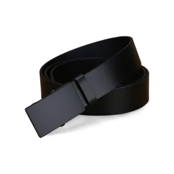 Youyoulan Top Grain Cow Leather Leather Belts Men's Width  3.5cm
