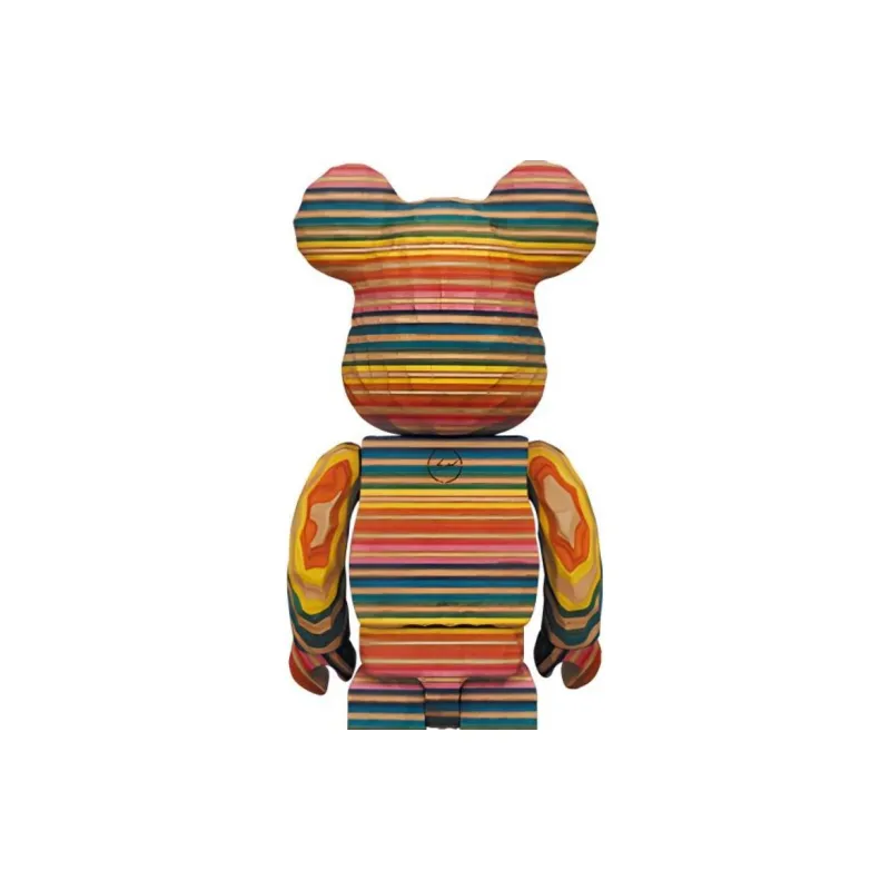 BE@RBRICK Karimoku fragmentdesign x HAROSHI carvedwood 400％-3