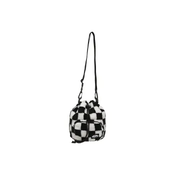 Vans Polyester Shoulder Bag Crossbody Bag Regular Unisex Black/White