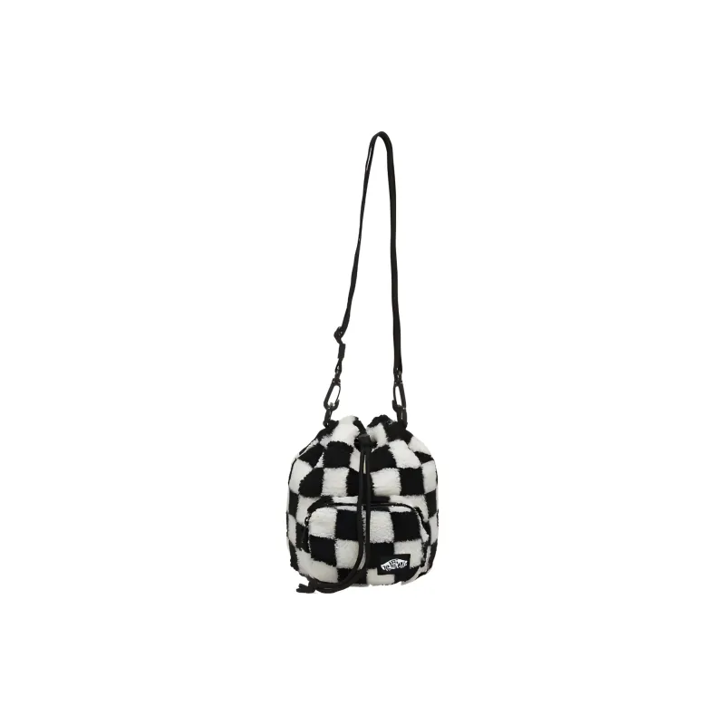 Vans Polyester Shoulder Bag Crossbody Bag Regular Unisex Black/White-0