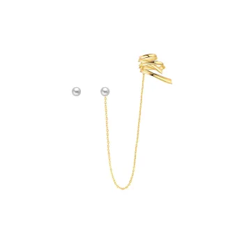 BABYBEI 925 Sterling Silver Shell Pearl Stud Earrings Women's