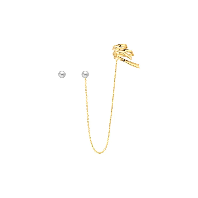 BABYBEI 925 Sterling Silver Shell Pearl Stud Earrings Women's-0