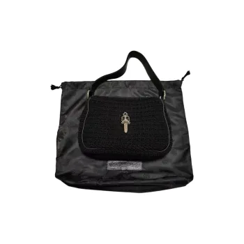 Chrome Hearts Yarn Chicken Nugget Bag Handbag Regular Women's Black