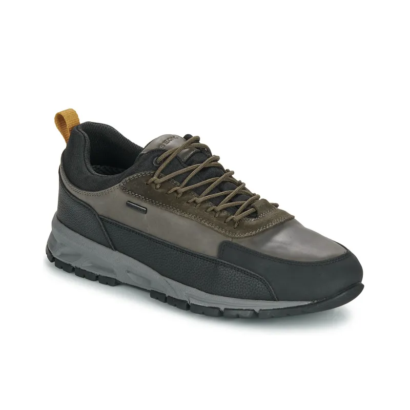 GEOX Slip Resistant Abrasion Resistant Shock Absorbers Low Top Casual Shoes Men's Green-2