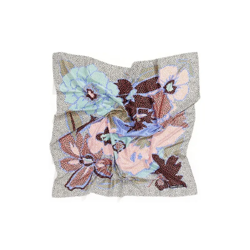 Bimba Y Lola Floral print Scarf-1