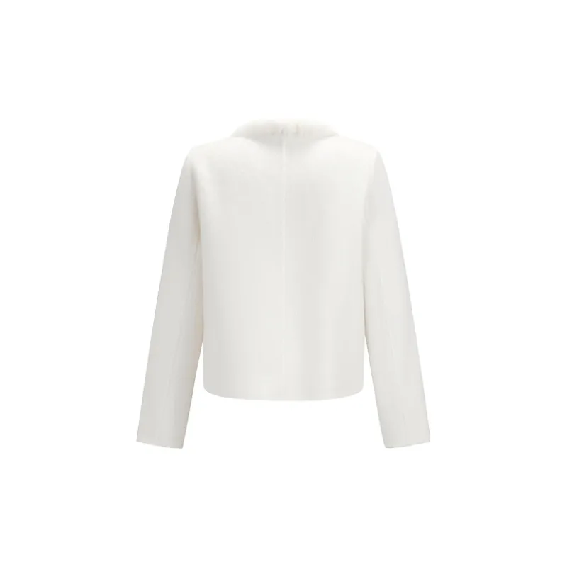 CHICHY CHICHY Size Sister Series Coats Women's Ecru-1